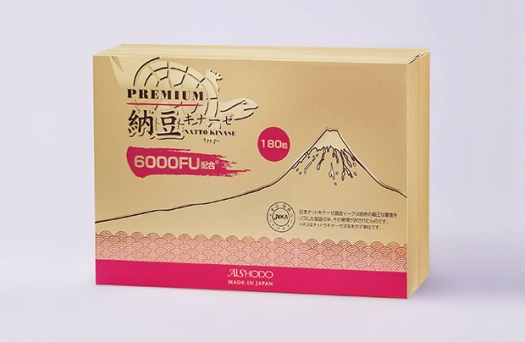 プレミアム納豆キナーゼ6,000FU　180粒
Premium Natto Kinase 6,000FU180