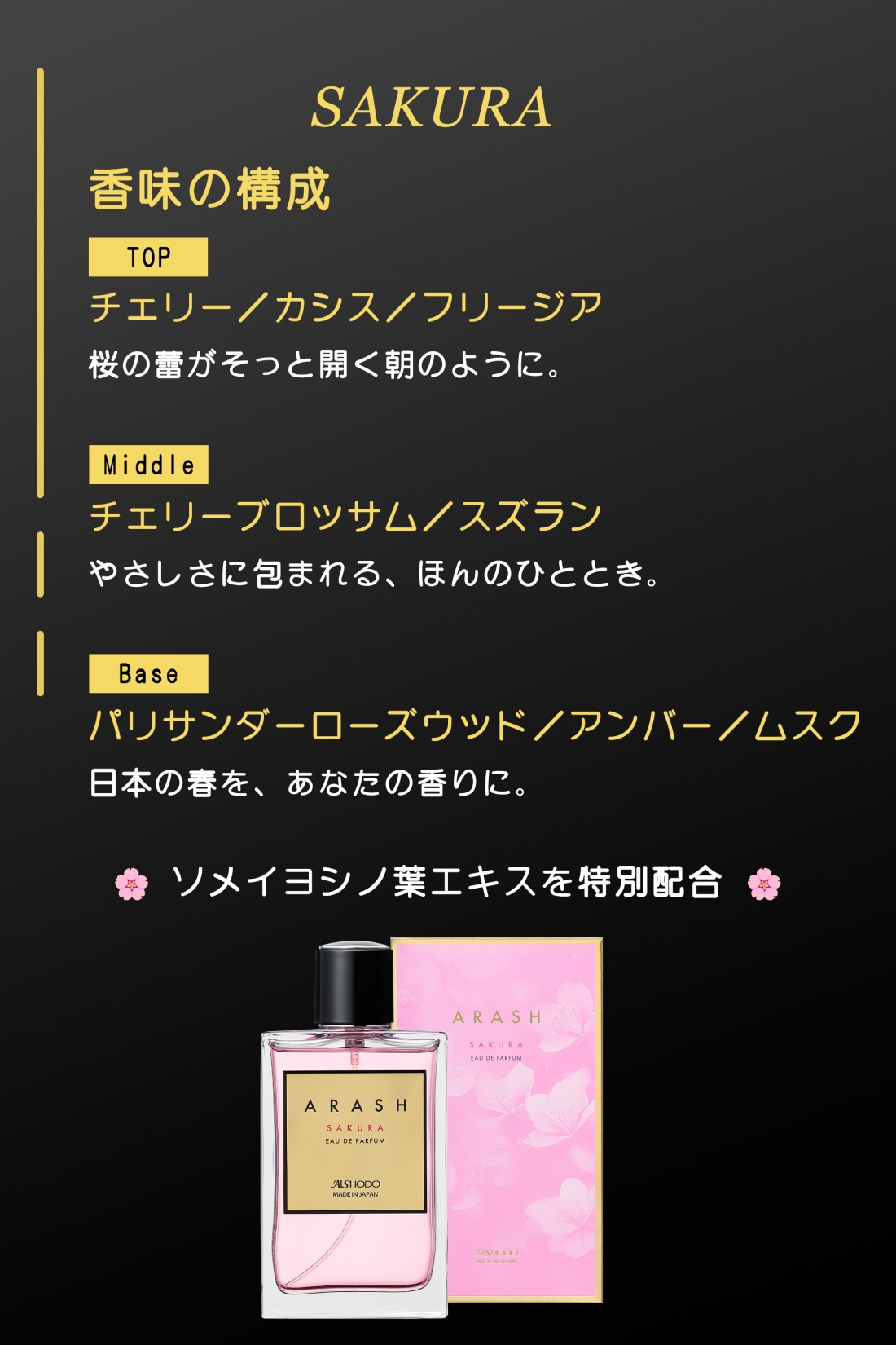 ARASH　香水　SAKURA　（サクラ）